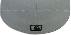 White Sox 2T TEAM-BASIC Grey-Black Fitted Hat by New Era - 3rd View