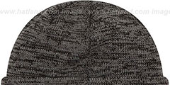 White Sox BEVEL Grey-Black Knit Beanie Hat by New Era - 3rd View