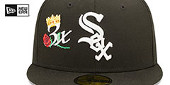 White Sox CROWN CHAMPS Black Fitted Hat by New Era - 3rd View