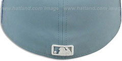 White Sox SKY BLUE DaBu Fitted Hat by New Era - 3rd View