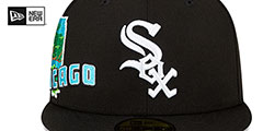 White Sox STATEVIEW Black Fitted Hat by New Era - 3rd View