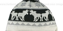 White Sox THE-MOOSER Knit Beanie Hat by New Era - 3rd View