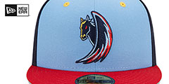 Wind Surge MILB MARVEL DEFENDERS Sky-Navy-Red Fitted Hat by New Era - 3rd View