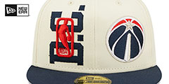 Wizards 2022 NBA DOUBLE WHAMMY DRAFT Fitted Hat by New Era - 3rd View