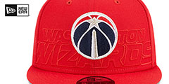 Wizards 2023 NBA DRAFT SNAPBACK Red Hat by New Era - 3rd View