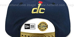 Wizards SWINGMAN SNAPBACK Navy-Gold Hat by New Era - 3rd View