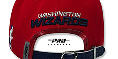 Wizards TEAM-ALTERNATE STRAPBACK Red Hat by Pro Standard - 3rd View