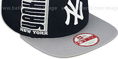 Yankees RALLYMARK SNAPBACK Navy-Grey Hat by New Era - 3rd View