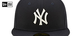 Yankees 1996 WS CITRUS POP Navy-Yellow Fitted Hat by New Era - 3rd View