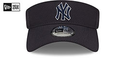 Yankees 2022 BATTING PRACTICE VISOR Navy by New Era - 3rd View