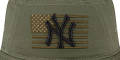 Yankees 2023 ARMED FORCES STARS N STRIPES BUCKET Hat by New Era - 3rd View