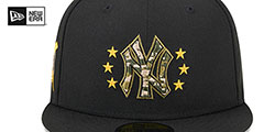 Yankees 2024 ARMED FORCES STARS N STRIPES Hat by New Era - 3rd View