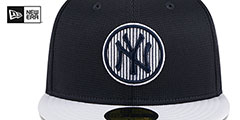 Yankees 2024 BATTING PRACTICE Fitted Hat by New Era - 3rd View