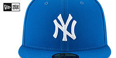 Yankees 2024 WORLD SERIES Royal-White Fitted Hat by New Era - 3rd View