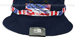 Yankees ADVENTURE FLAG Navy Bucket Hat by New Era - 3rd View