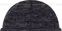 Yankees BEVEL Navy-Grey Knit Beanie Hat by New Era - 3rd View