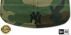 Yankees BRONX BOMBERS Army Camo Fitted Hat by New Era - 3rd View