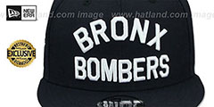 Yankees BRONX BOMBERS SNAPBACK Navy Hat by New Era - 3rd View