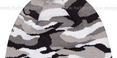 Yankees CAMO CAPTIVATE Knit Beanie Hat by New Era - 3rd View