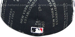 Yankees GELLIN Navy-White Fitted Hat by New Era - 3rd View