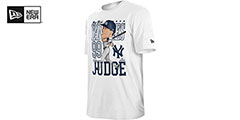 Yankees JUDGE CARICATURE White T-Shirt by New Era - 3rd View