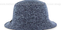 Yankees LEDGEBROOK BUCKET Navy Hat by Twins 47 Brand - 3rd View