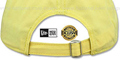 Yankees MINI BEACHIN STRAPBACK Light Yellow Hat by New Era - 3rd View