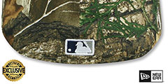 Yankees MLB TEAM-BASIC Realtree Camo Fitted Hat by New Era - 3rd View