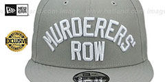 Yankees MURDERERS ROW SNAPBACK Light Grey Hat by New Era - 3rd View