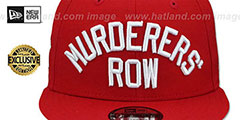 Yankees MURDERERS ROW SNAPBACK Red Hat by New Era - 3rd View