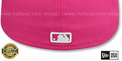 Yankees TEAM-BASIC Beetroot-White Fitted Hat by New Era - 3rd View