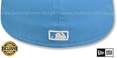 Yankees TEAM-BASIC Sky-White Fitted Hat by New Era - 3rd View