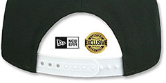 Yankees TEAM-BASIC SNAPBACK Black-White Hat by New Era - 3rd View