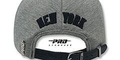 Yankees TEAM-BASIC STRAPBACK Grey-Navy Hat by Pro Standard - 3rd View