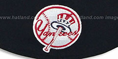 Yankees TECH MARK Navy-Grey Fitted Hat by New Era - 3rd View