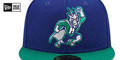 Yard Goats MILB MARVEL DEFENDERS Royal-Green Fitted Hat by New Era - 3rd View