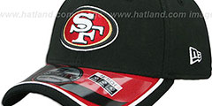 49ers 2014 NFL STADIUM FLEX Black Hat by New Era - 4th View