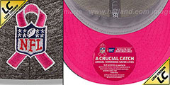 49ers 2016 LOW-CROWN BCA Grey Fitted Hat by New Era - 4th View