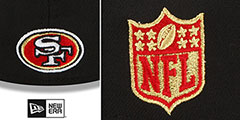 49ers 2022 NFL DRAFT FLEX  Black-Red Hat by New Era - 4th View