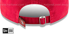 49ers CORE-CLASSIC STRAPBACK Red Hat by New Era - 4th View