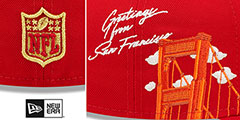 49ers SIDE-CITY ICON Red Hat by New Era - 4th View