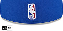 76ers 2023 NBA DRAFT Royal Fitted Hat by New Era - 4th View