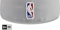 76ers 2023 NBA TIP OFF Grey-Royal Fitted Hat by New Era - 4th View