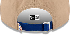 76ers 2024 NBA DRAFT STRAPBACK Camel-Royal Hat by New Era - 4th View