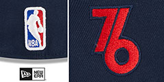 76ers 23-24 ALTERNATE CITY-EDITION Fitted Hat by New Era - 4th View