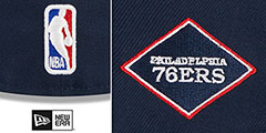 76ers 23-24 CITY-EDITION Fitted Hat by New Era - 4th View