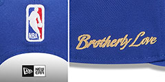 76ers 24-25 ALTERNATE CITY-EDITION SNAPBACK Hat by New Era - 4th View