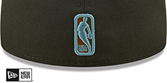 76ers COLOR PACK MULTI Charcoal Fitted Hat by New Era - 4th View