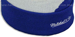 76ers PAINTBRUSH BEANIE by Mitchell and Ness - 4th View