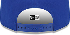 76ers SCRIPT-UP SNAPBACK Royal Hat by New Era - 4th View